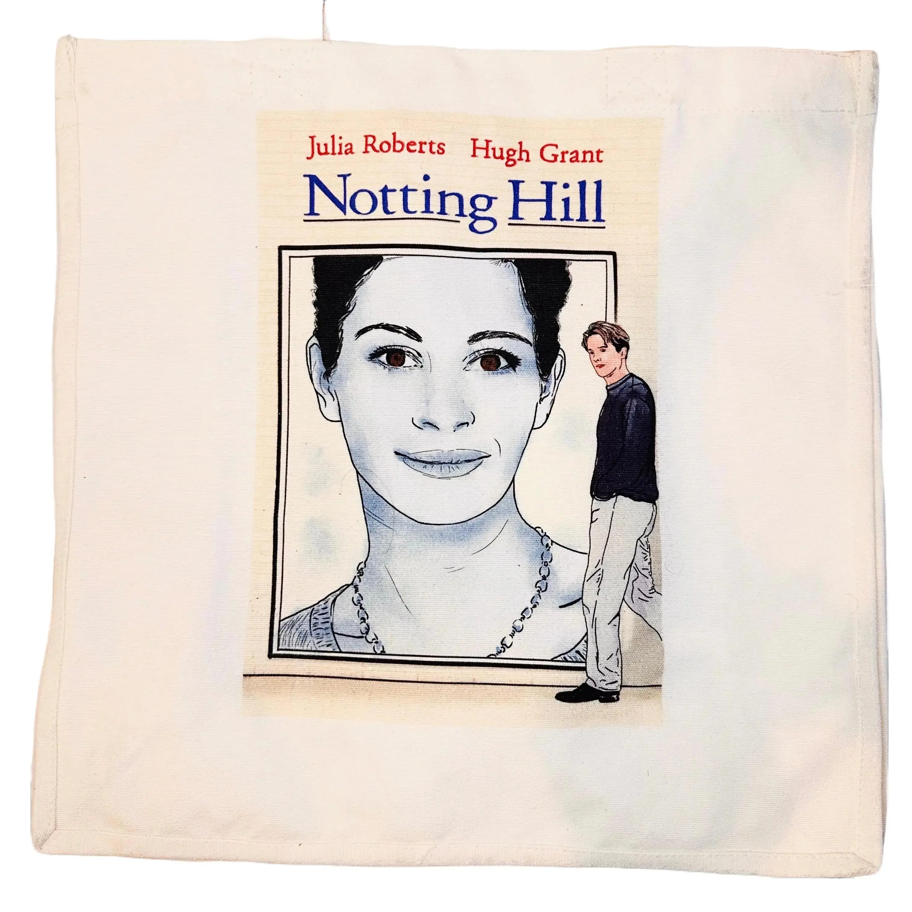 Notting Hill shopper bag reuseble double sided pretty casual everyday use better for the gym girls