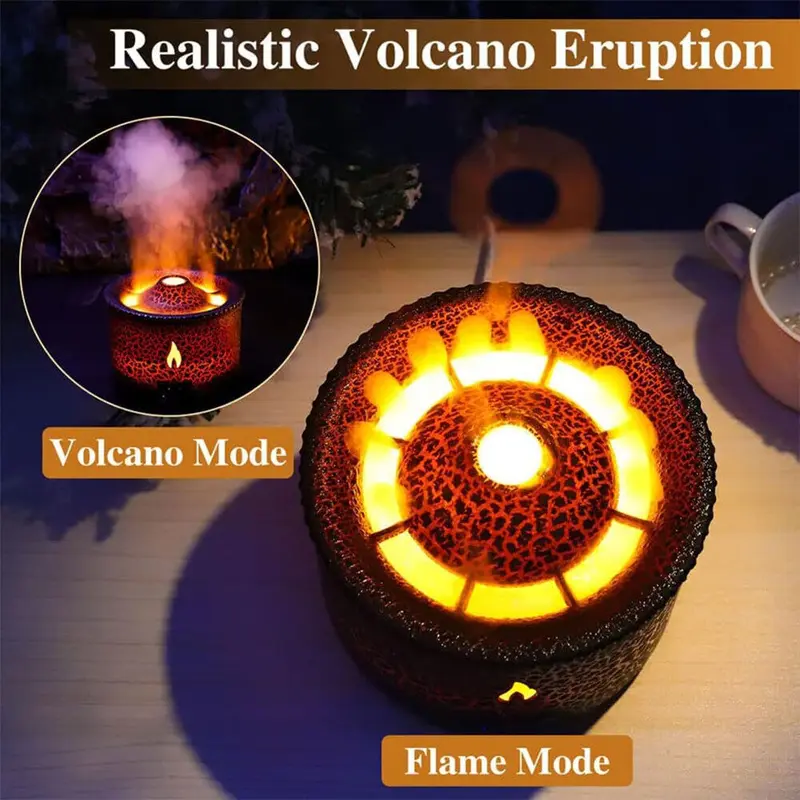 Flame LED Essential Oil Diffuser Aroma Aromatherapy Air Ultrasonic Humidifier UK humidifier  bedroom 0