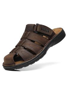 Men's Fashionable Retro Casual Beach Sandals, Comfortable Breathable Sandals for Outdoor, Casual Versatile Shoes for Daily Wear, Boy