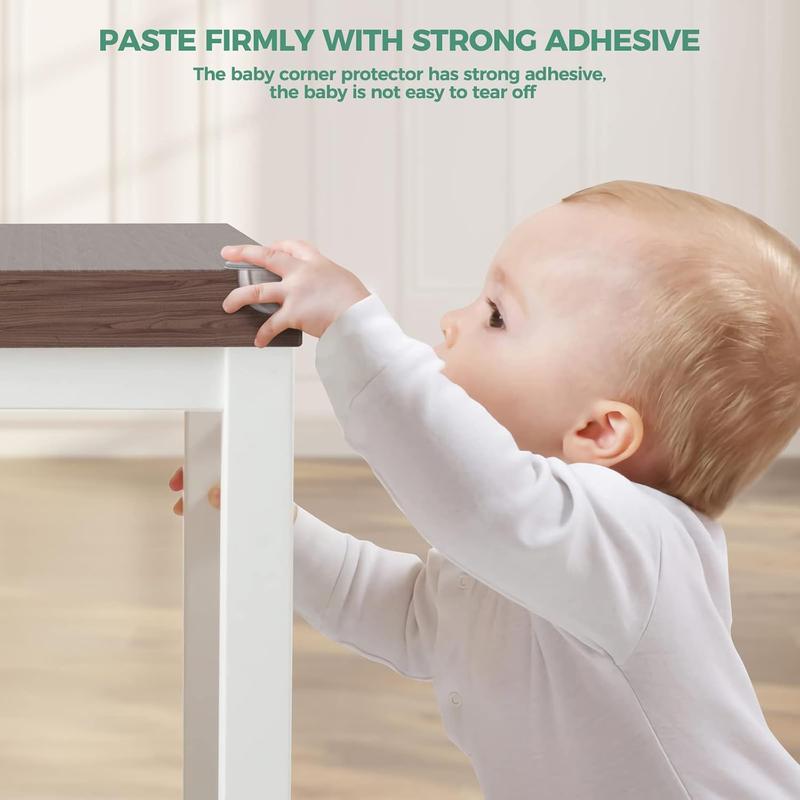 Corner Protectors for Baby Pack of 12, Thick Table Furniture Edge Protectors for Kids with Strong Adhesion, Corner Guard & Edge Safety Bumpers Clear - 6 R and 6 L 1
