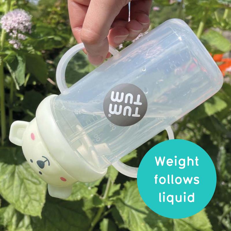 Tall Tippy Up Sippy Cup, with Weighted Straw (Valve Free), Glow In The Dark, Pete Polar Bear, 300ml, Series 3 4