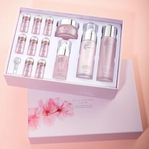 BEAUTYTURESS Popular Korean Glass Resurfacing Set | 12 Piece Gentle Resurfacing, Sakura Essence Skin Care Set, contains hyaluronic acid, moisturizing and hydrating, light and non-sticky, oil-control and refreshing, suitable for sensitive skin