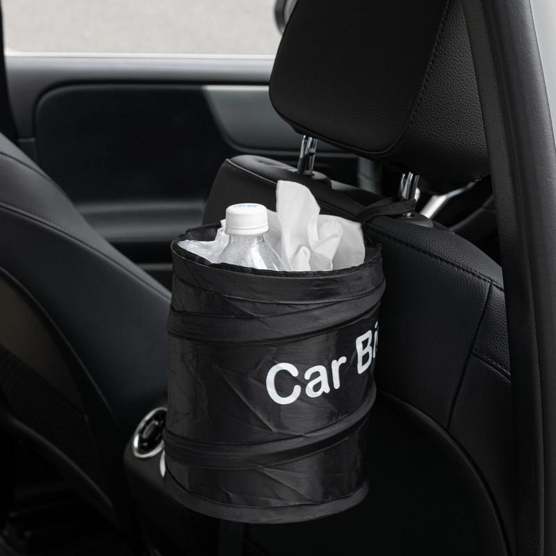 Car Trash Can Portable Garbage Bin Collapsible Pop-up Leak Proof Trash Can Bag 3