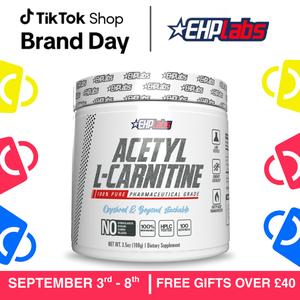 EHPlabs Acetyl L-Carnitine Powder 100g Unflavoured Edible Supplement Healthcare Fitness Dietary