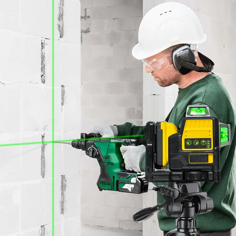 12 Lines 3 Sides 360 Â° Vertical Laser Level with Green Light 8