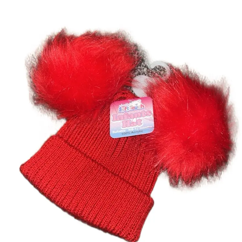 Pom Pom baby hats