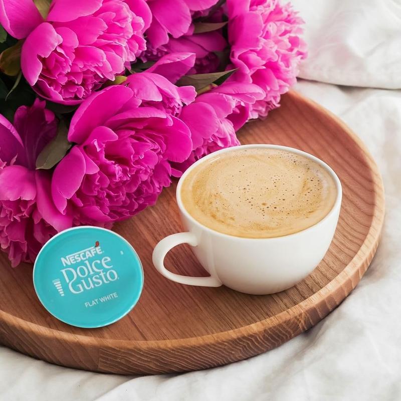 Dolce Gusto Flat White Coffee Pods - total of 48 Creamy Coffee Flavoured Pods (3 Packs) 4