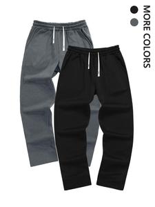 Men's Solid Color Straight Leg Pants, Casual Comfy Breathable Trousers for Summer, Men's Bottoms for Daily Wear