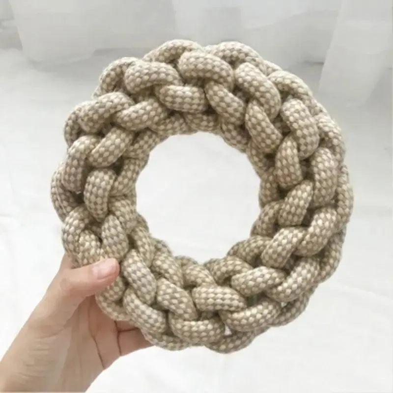 1Pc Cat Dog Knot Toy Cleaning Teeth Grinding Teeth Interest Interactive Wear Resistant Knot Toy Play Entertainment Pet Supplies 6