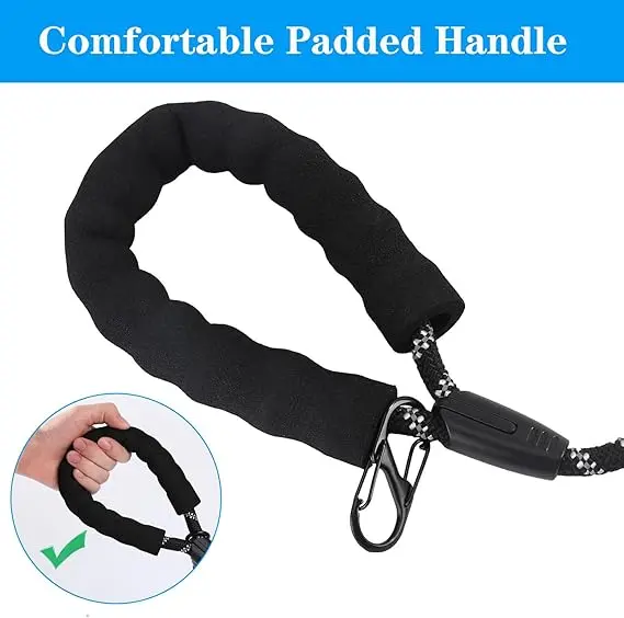 Training Lead for Dogs - 10M 20M Long Line Dog Lead with Carabiner Clip and Padded Handle Dog Training Leads, Reflective Long Lead Durable Recall Training Lead for Small Medium Large Dog (10M/33FT) 1