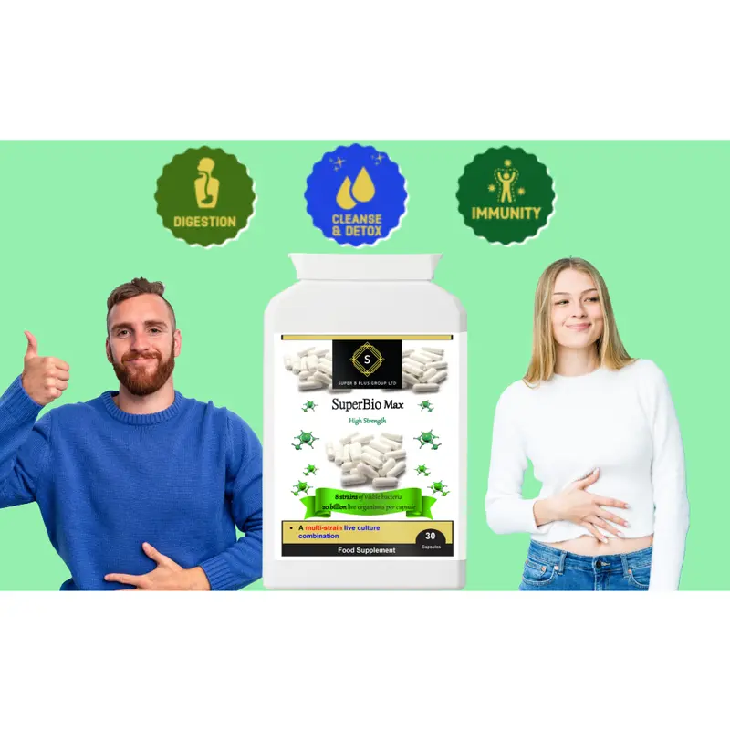 SuperBio Max - Vegan Gut & Immune Power! 💪🛡️ #ProbioticMax 6