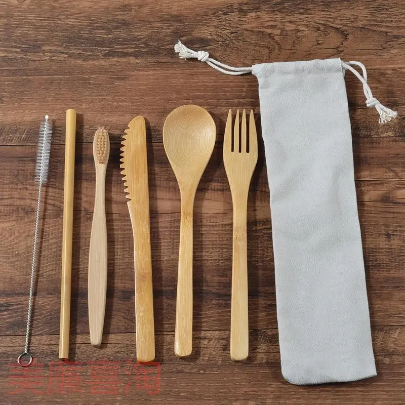 Eco-Friendly Bamboo Toothbrush Sets 3