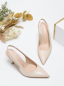 Women's Elegant Solid Color Pointed Toe High Heel Sandals, Elegant Minimalist Sandals, Fashionable Heels for Party, Daily Clothing Decor, Barefoot Shoes for Women & Girls, Footwear