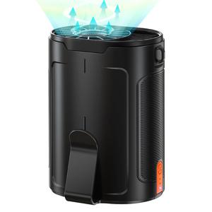 Portable Waist Fan, 1 Count 25H Battery Life 6600 RPM Turbo Dual Clip Fan, 4 Speeds Adjustable Rechargeable Belt Fan for Outdoor Work, Farm, Hiking, Camping