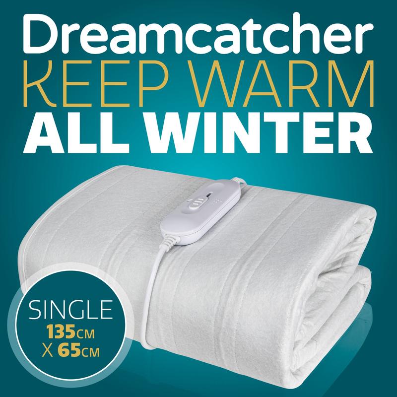 Dreamcatcher Single Electric Fully Fitted Under Blanket Mattress Cover 1