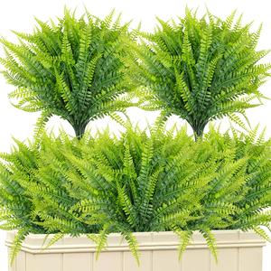 Artificial Boston Fern Plant, 22pcs/set Faux Plant, Decorative Plant for Home Garden Party Wedding Balcony, Home Decor Supplies, Home Essentials, Artificial Outdoor Plants, Garden Decorations, Decoration Items