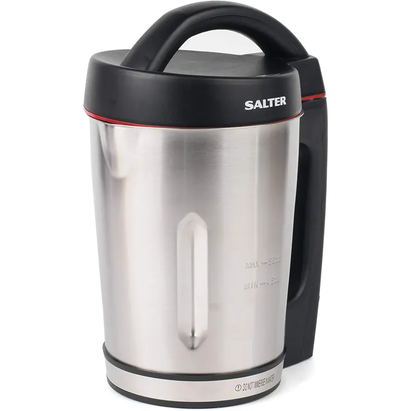 Salter EK1548 Electric 1.6L Homemade Healthy Soup Maker, 3 Thickness Settings, 1000 W, Automatic Timer, Perfect For Winter Veg, Purees, Smoothies, Sauces & More, Ready In 20 Minutes 1