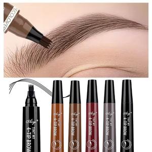 4 fork microblading eyebrow pencil waterproof eyebrow pencil natural long-lasting eyebrow makeup five colors