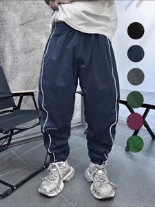 Men's Side Stripe Drawstring Waist Jogger Pants, Sports Loose Pocket Trousers for Spring & Fall, Fashion Men's Bottoms for Daily Wear, Casual Athletic Joggers