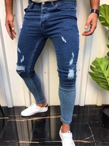 Men's Solid Color Jeans, Casual Comfy Denim Pants for Daily Wear, Fashion Men's Bottoms for All Seasons, Cotton