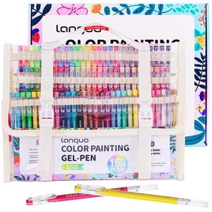 Color Painting Gel Pen Set, 45/72/99 Colors Gel Pen with Storage Box, Large Capacity Ink Pens, Art Supplies for Diary, Card, DIY, Art Materials