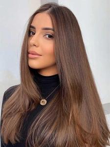 Long Straight Invisible Tape in Hair Extensions, Gorgeous Fluffy Hair Pieces for Women, Human Hair Extensions for Party, Daily Use