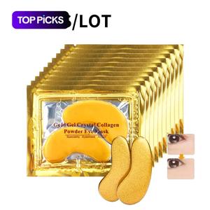 24k Gold Collagen Eye Mask, 10 Pairs Moisturizing Eye Mask, Eye Care Product for Women & Men, Professional Eye Treatment Product
