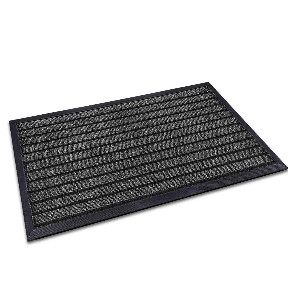 7 Stripe( 40x60cm) Rubber Floor Mat – Non-Slip PVC Backed Polyester Rug for Home, Office, Kitchen, and Bathroom | Durable & Easy to Clean washable  mats gypsy mats door  mat