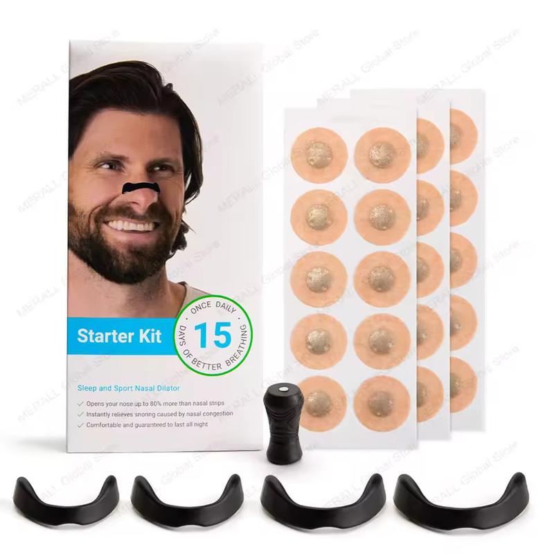 Sport Nasal Dilator Sleep Nasal Breathing Dilators Starter Kit Nose Breathe Strips Magnetic Nasal Strips Reduce Snoring 0