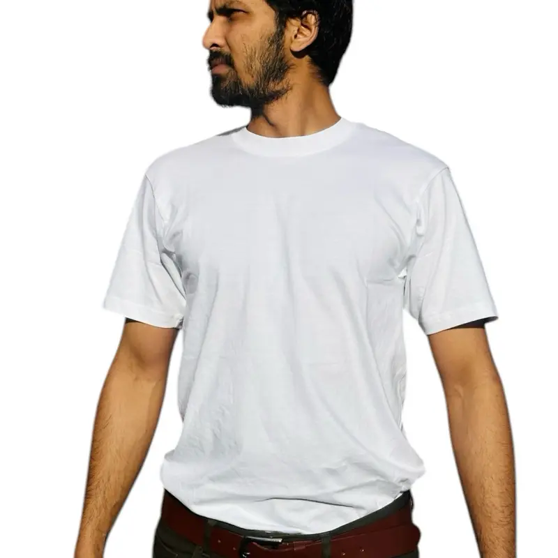 Pack of 6 Men/Women's 100% Cotton T-Shirt for Casual Streetwear in Summer - Minimalist, Crewneck, Outdoor, Everyday, Breathable, Basic, Soft