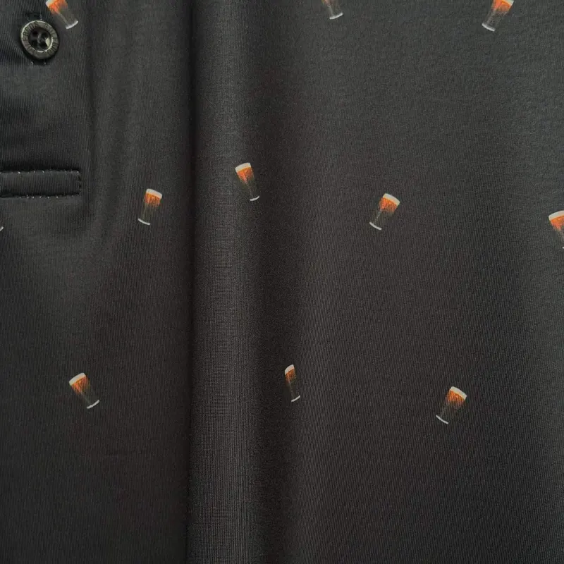 GUINNESS Men’s Golf Polo Shirt – Split the G Design – Black | Lightweight, Moisture Wicking, Sweat-Proof, Quick Dry, Athletic Fit, Breathable Performance Top 2
