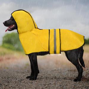 Pet Raincoat, Reflective Waterproof Windproof Pet Raincoat for Dog, Puppies & Cat & Small Pets Raincoat, Outdoor Walking Rainy Day