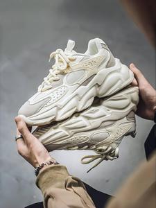 Men's Fashion Lace Up Sneakers, Casual Comfortable Sports Running Shoes, Breathable Round Toe Thick Sole Sneakers for Daily Wear