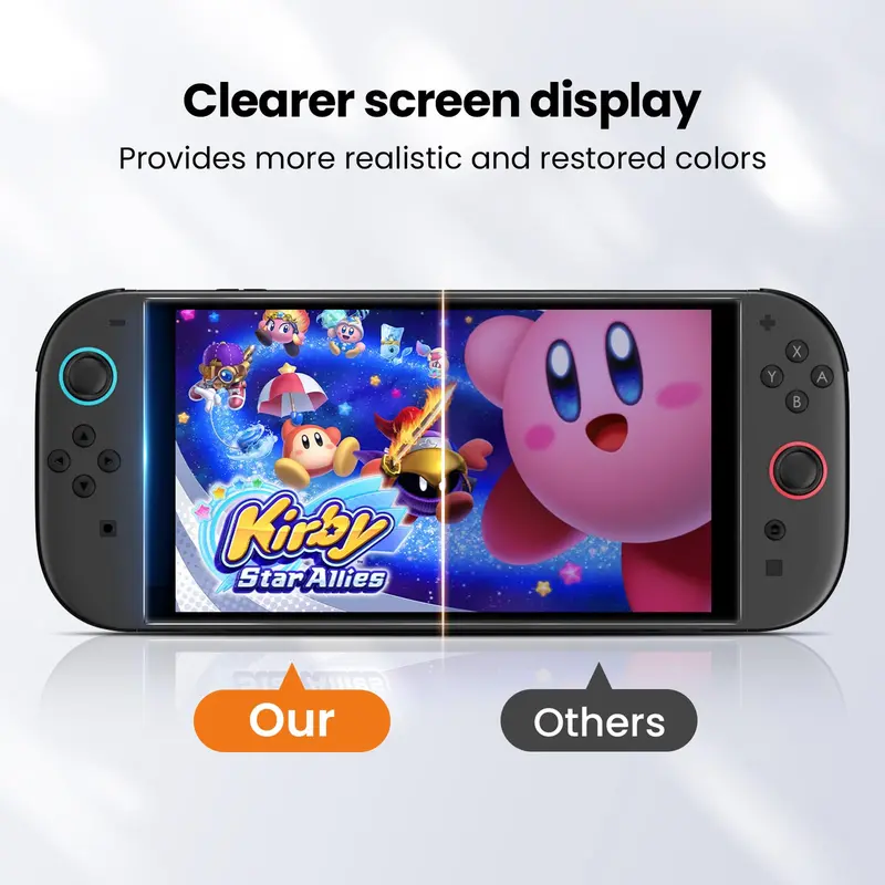 2 Pack for 2025 Nintendo Switch 2 Screen Protector, Tempered Glass Easy Installation/Anti-Scratch/High Definition/9H Hardness for 2025 Nintendo Switch 2 6