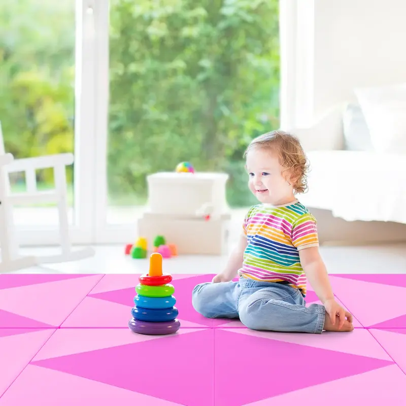 [UK SELLER] Must-Have 240cm PU Leather Folding Gymnastics Mat - Trending Now, Perfect for Home Workouts! Best Seller , Durable, Easy to Store, HOT ITEM, Fast UK Shipping 5