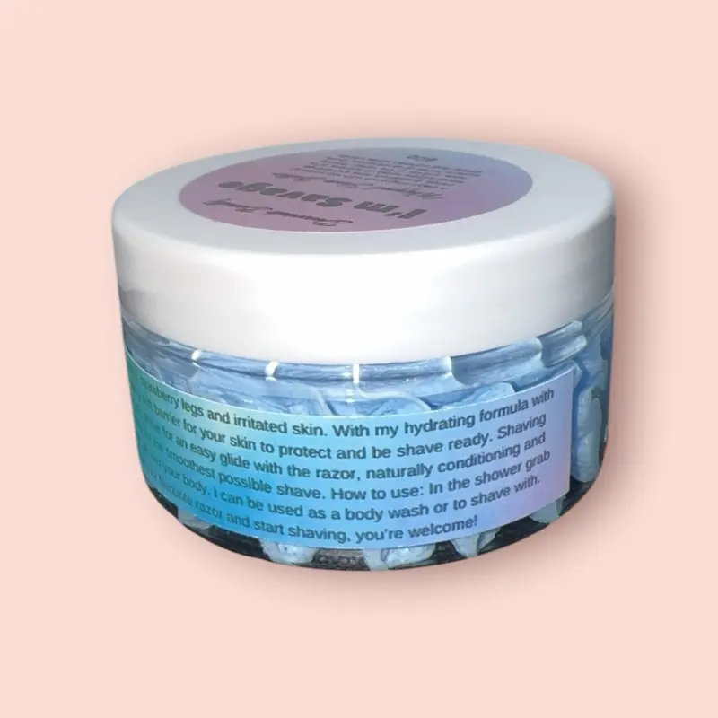 Decorials Beauty I’m Savage Whipped Shave Butter - skincare - shower whip - strawberry legs - ingrown hairs - razor bumps - perfect shave foaming 80g soap 4