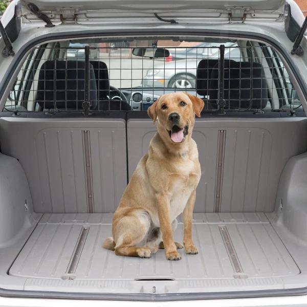 PawHut Heavy Duty Pet Dog Car Barrier, Keeps Pet Safe, Protect Your Car, Easy to Install - Black 6