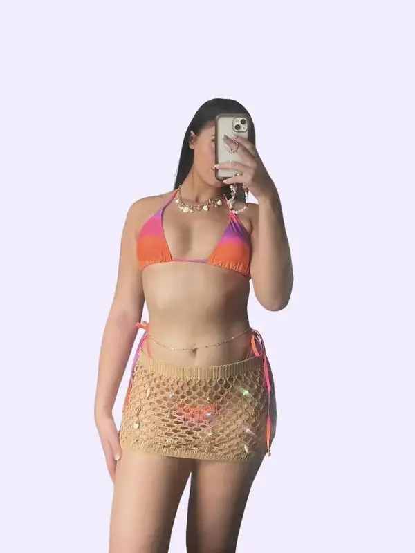 PHS Nude Island Girl Crochet Sarong 6