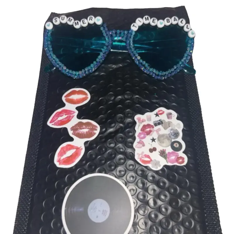 Summer time ball bedazzled glasses 0