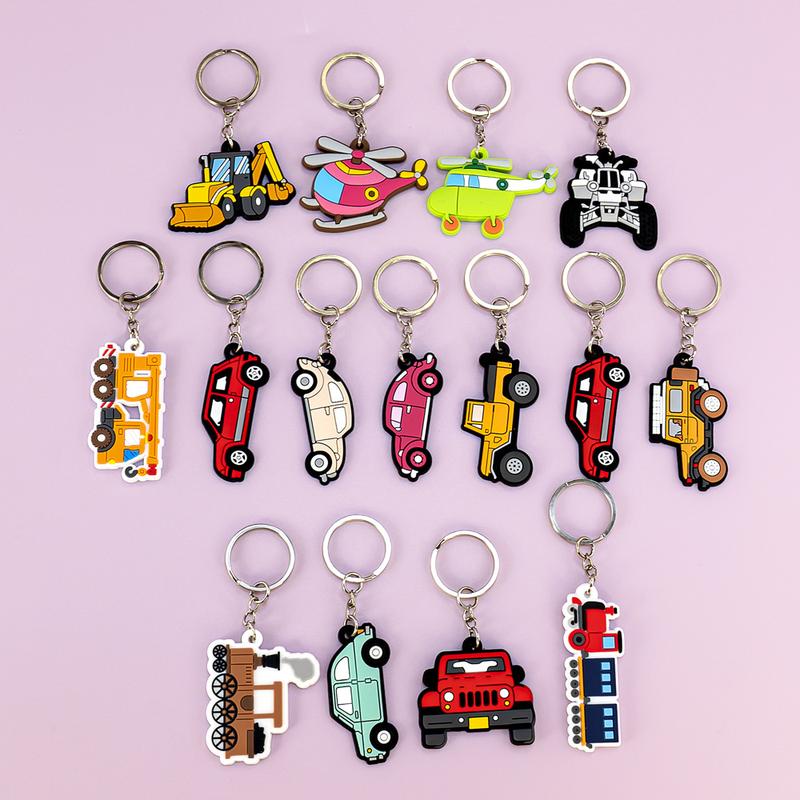 Product Introduction of New PVC Car Keychain Pendant Advertising Gift Accessories 1
