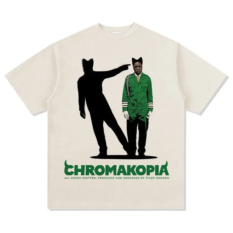 Tyler The Creator Chromakopia T-Shirt, Grunge, DIY Retro Shirt, Unisex Cotton Tee, Graphic Tee, Alternative Music Fan Gift,