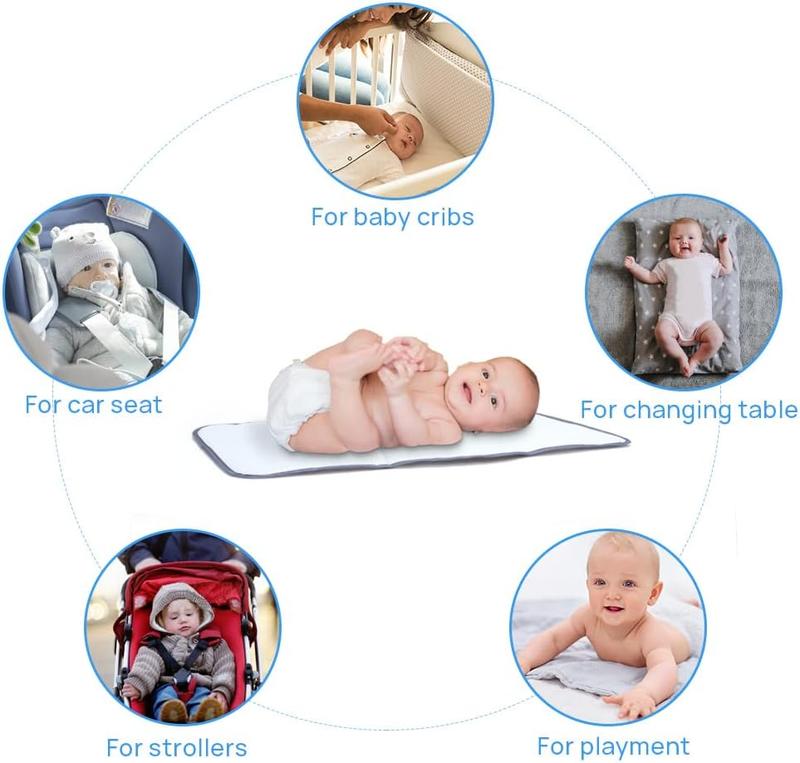 Foldable Travel Changing Mat Portable Baby Change Mat, Grey 5