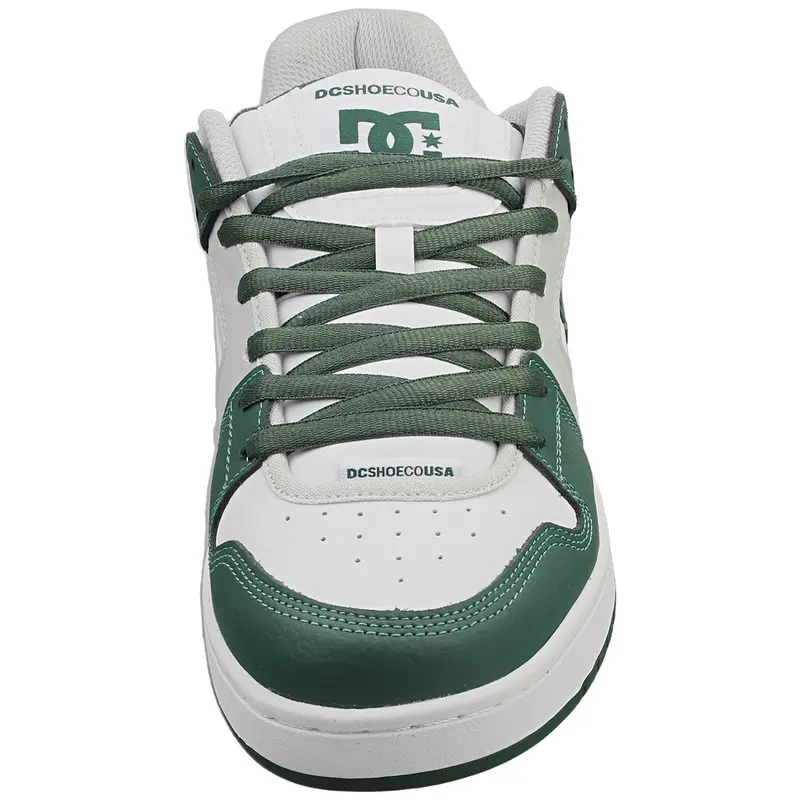 DC Shoes Manteca Se Mens Skate Trainers in White Green - MPN: ADYS100314-XWSG 2