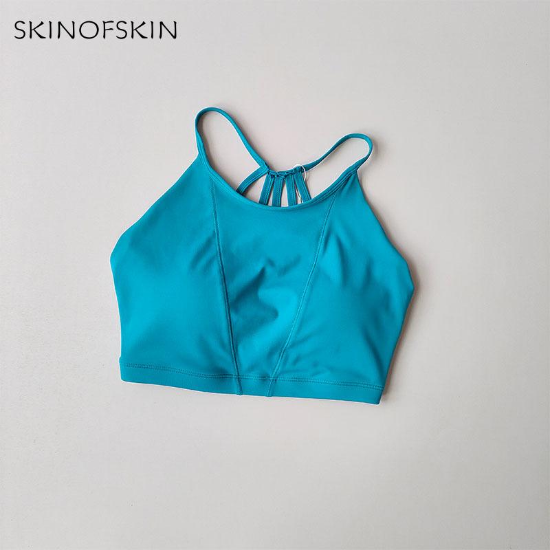 Product Introduction of Integrated Sports Bra Women's Beautiful Back High-intensity Running Gathering Anti Sagging Yoga Bra Quick Drying Fitness Vest 11
