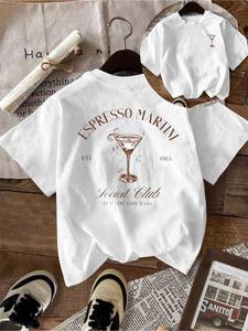 Women's Letter Print Round Neck Shortsleeve Tee, Casual Short Sleeve Crew Neck T-shirt for Summer, Fashion Women's Top for Daily Wear