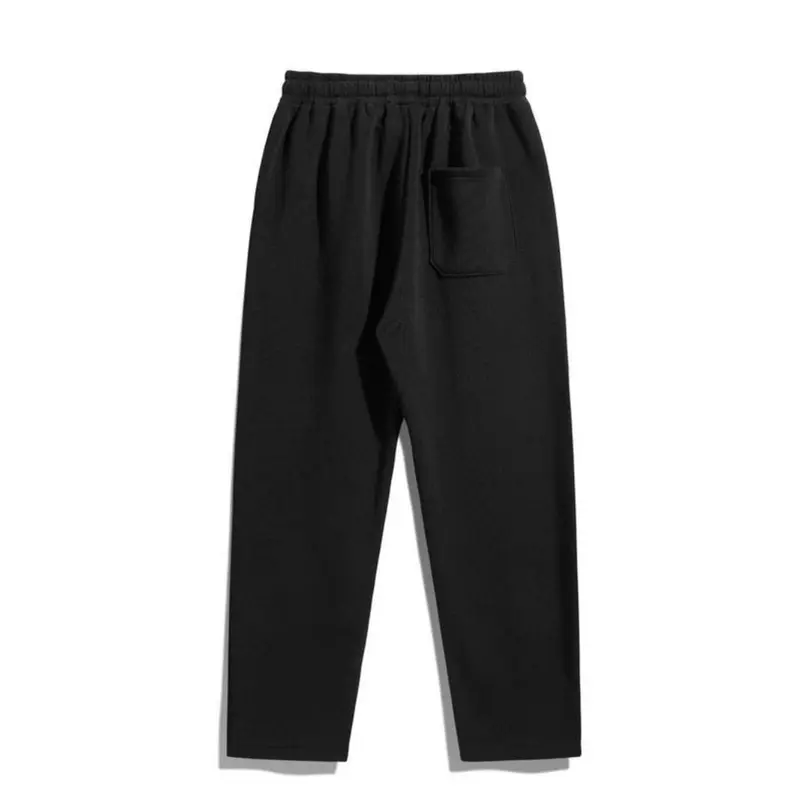 Men's Regular Fit Solid Drawstring Waist Sweatpants, Casual Pocket Design Pants for Fall & Winter, Men's Trousers for Daily Wear, Work Trousers Men, Close Up Pants 8