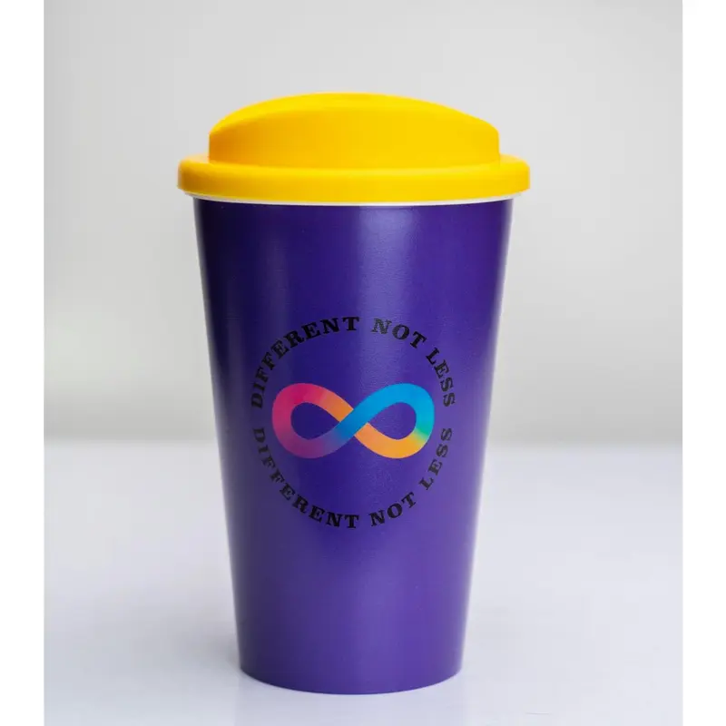 Different Not Less Thermal Travel Mug | 350ml Double-Walled BPA-Free Cup 2