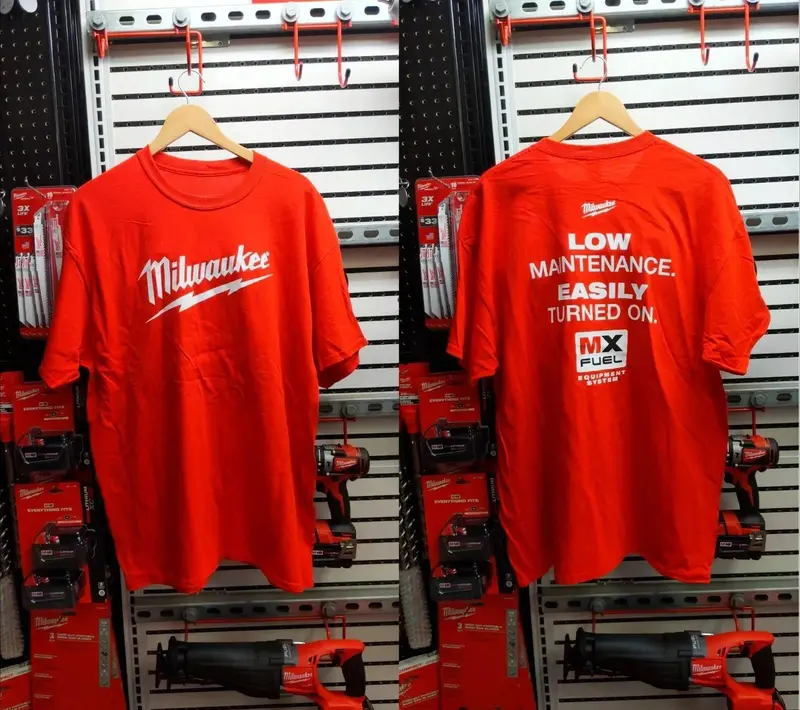 Milwaukee Red T Shirt - Milwaukee MX Fuel Premium Milwaukee Merchandise 1