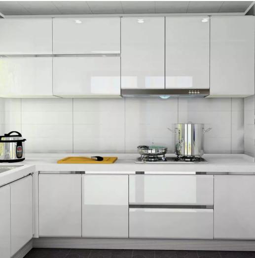 Product Introduction of 10M Gloss White Vinyl Film Self Adhesive Kitchen Cabinet Cupboard Door Stickers 4