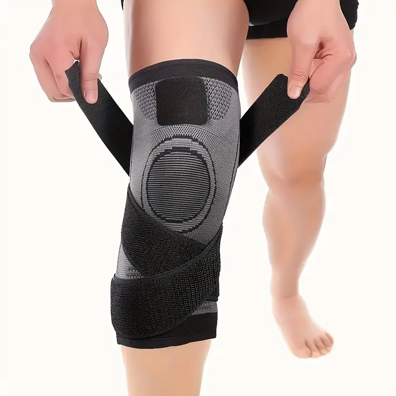 Product Introduction of The 2pcs Short Knee Pads Offer Maximum Knee Support for Both Men And Women, Featuring Adjustable Straps for Running, Cycling, And Workouts. 0